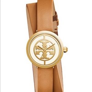 New with tags Tory Burch Reva double wrap watch